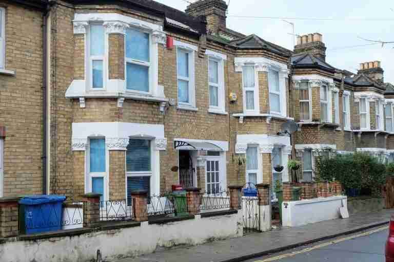 negative equity rental property terraced houses in london